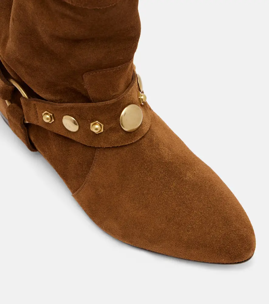 Isabel Marant Stania studded suede ankle boots | Thumbnail 3