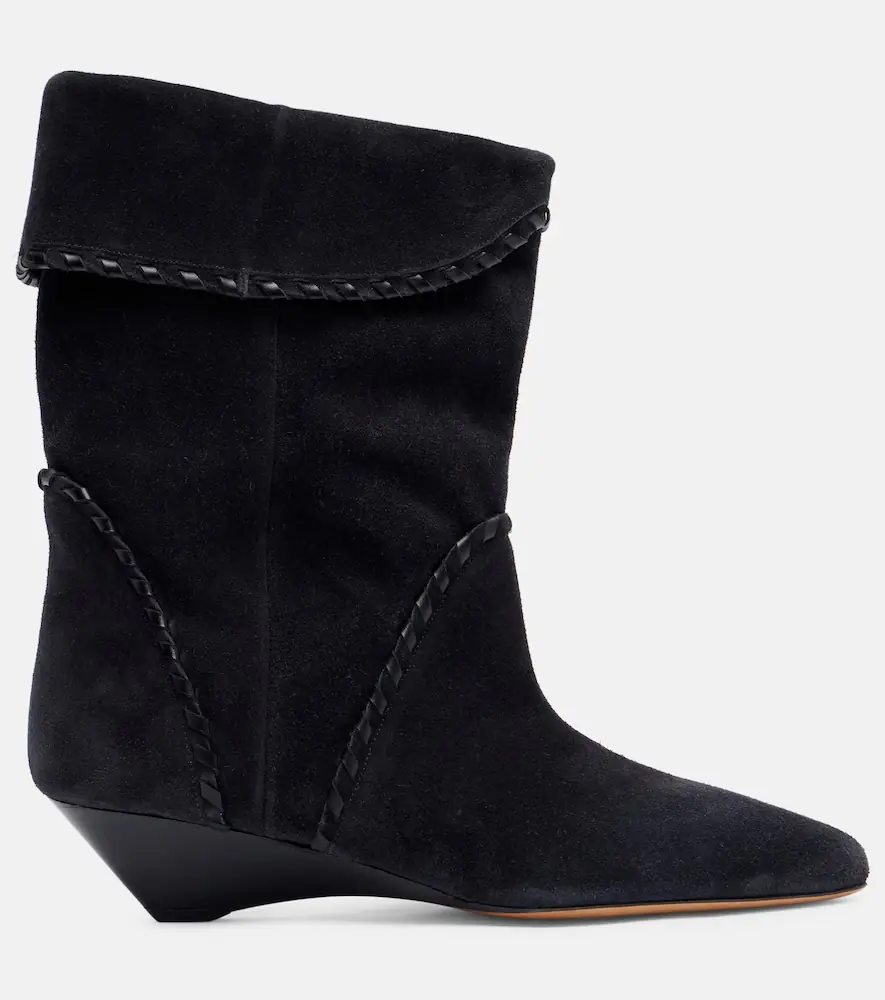 Isabel Marant Edoa 45 suede ankle boots | Thumbnail 3