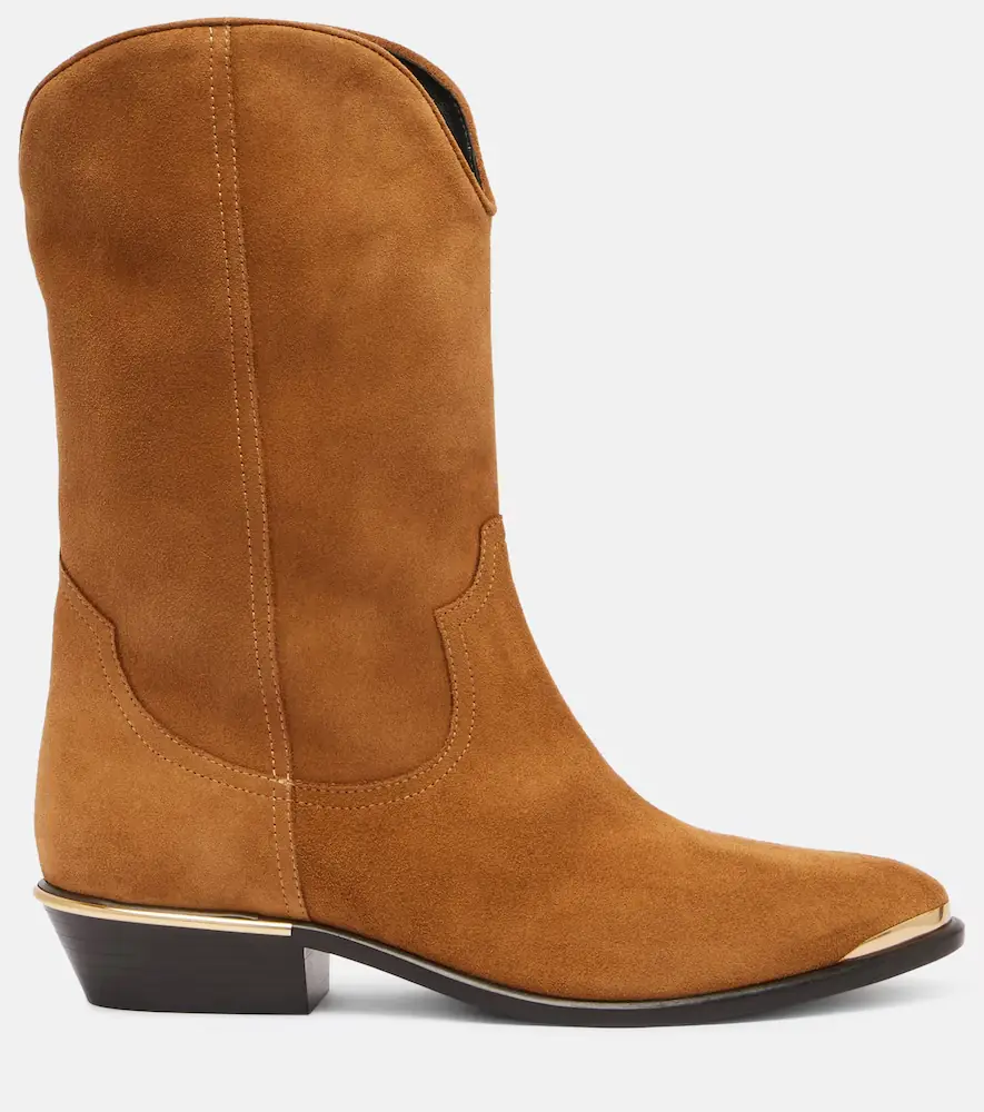 Isabel Marant Elbana suede cowboy boots | Thumbnail 2