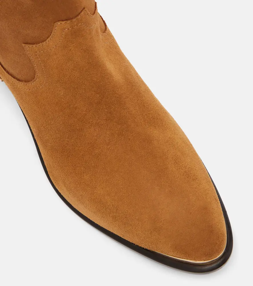 Isabel Marant Elbana suede cowboy boots | Thumbnail 4