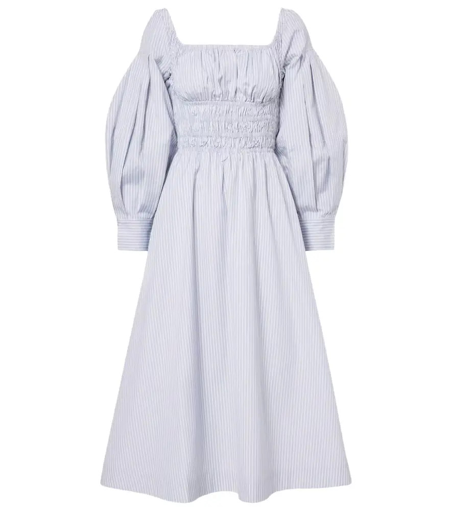 Altuzarra Josie striped cotton midi dress