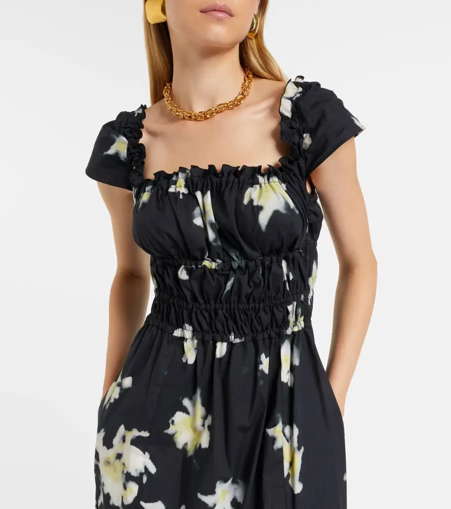 Altuzarra Floral cotton-blend midi dress | Thumbnail 5 Altuzarra Floral cotton-blend midi dress | Thumbnail 5
