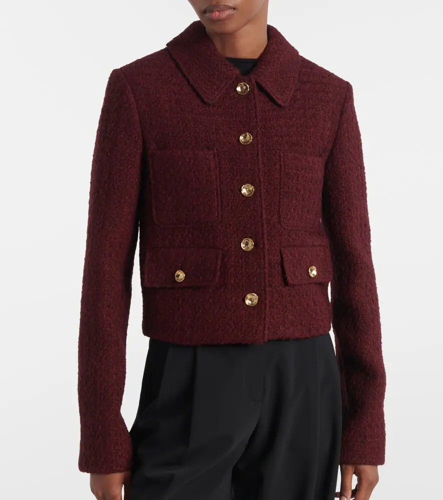 Altuzarra Astley cropped tweed jacket | Thumbnail 2 Altuzarra Astley cropped tweed jacket | Thumbnail 2