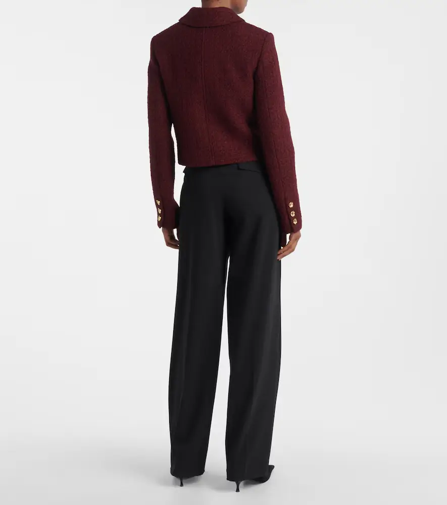 Altuzarra Astley cropped tweed jacket | Thumbnail 3 Altuzarra Astley cropped tweed jacket | Thumbnail 3