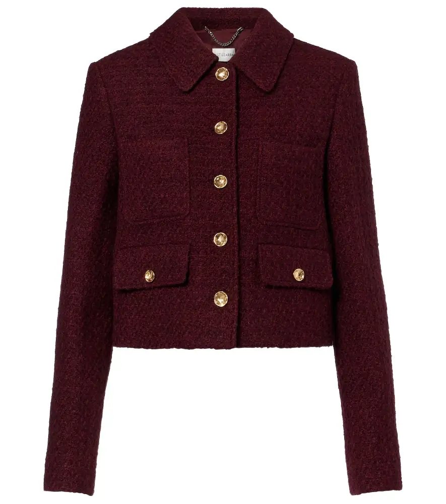 Altuzarra Astley cropped tweed jacket