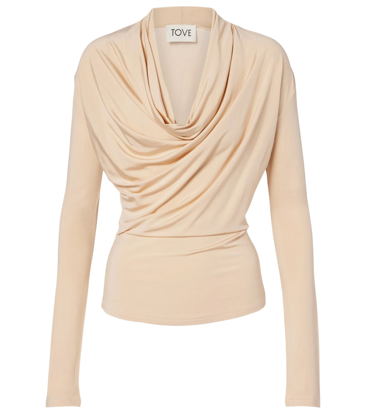 Fina draped jersey top Fina draped jersey top