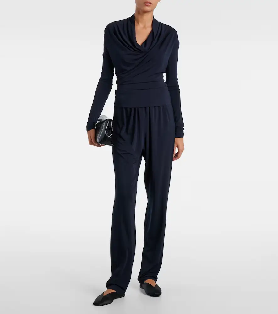 Tove Fina draped jersey top | Thumbnail 2 Tove Fina draped jersey top | Thumbnail 2