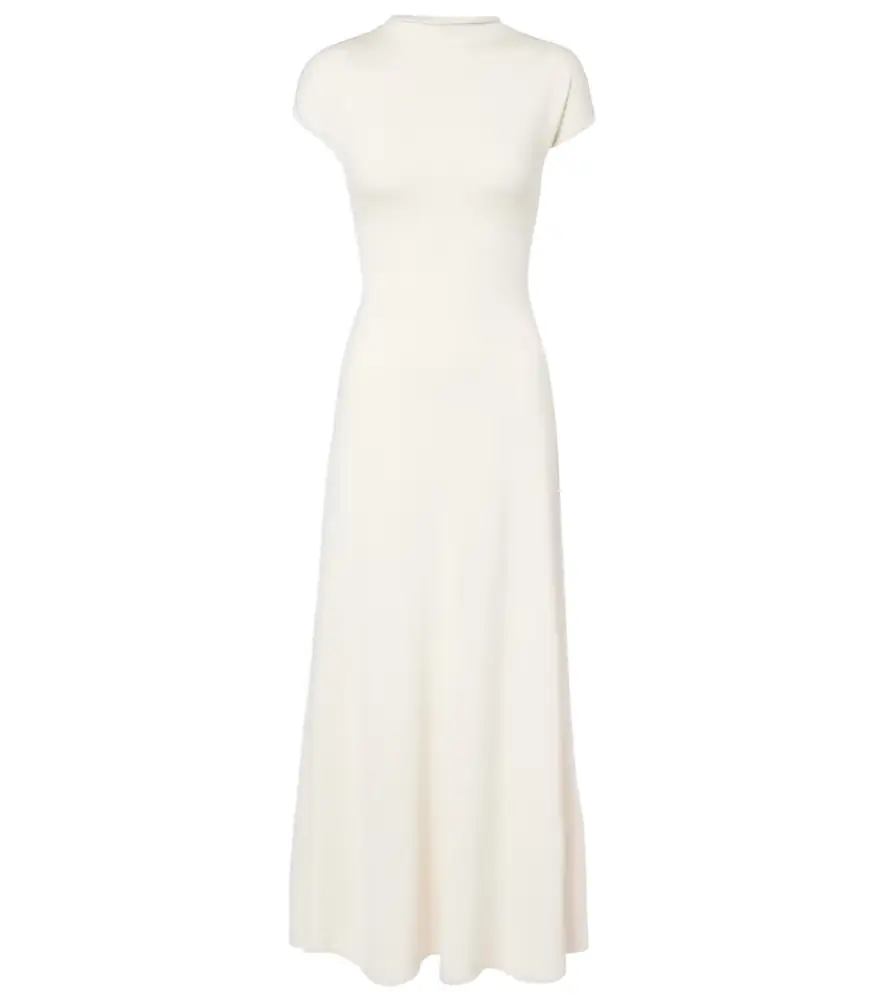 Tove Lenore knitted wool and silk midi dress