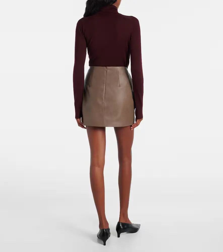 Tove Liss pleated leather miniskirt | Thumbnail 2
