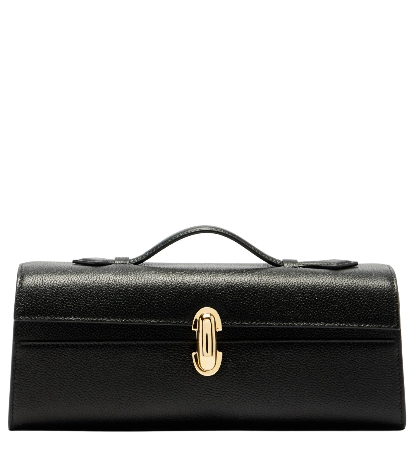 Slim Symmetry leather tote bag