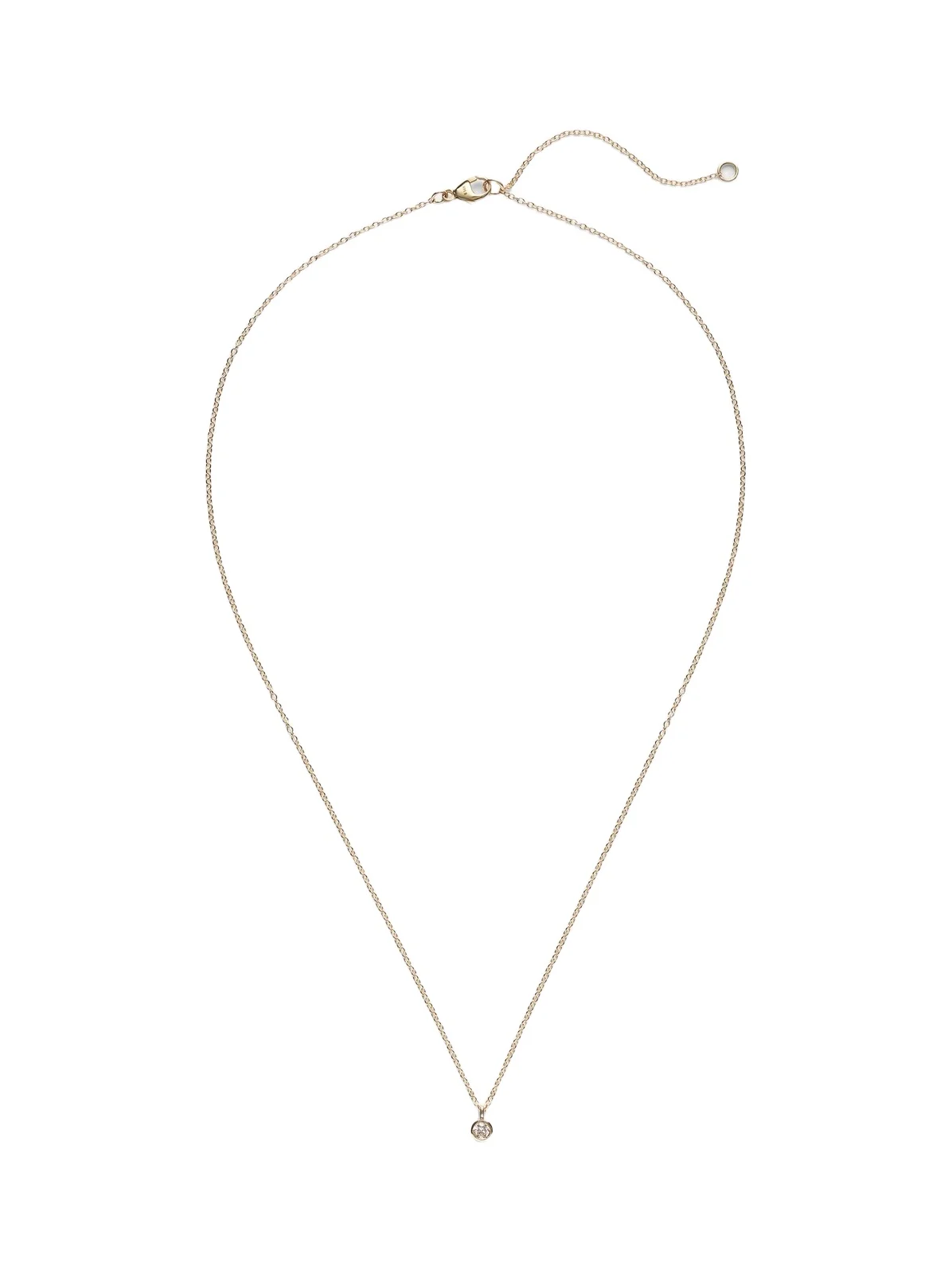 Essential 14kt gold choker with diamonds Essential 14kt gold choker with diamonds