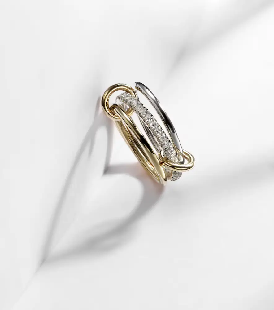 Spinelli Kilcollin Tigris SG 18kt gold and sterling silver ring with diamonds | Thumbnail 6