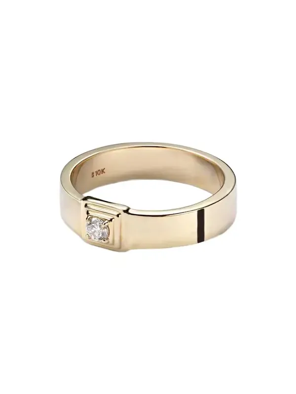 10kt gold ring with diamonds
