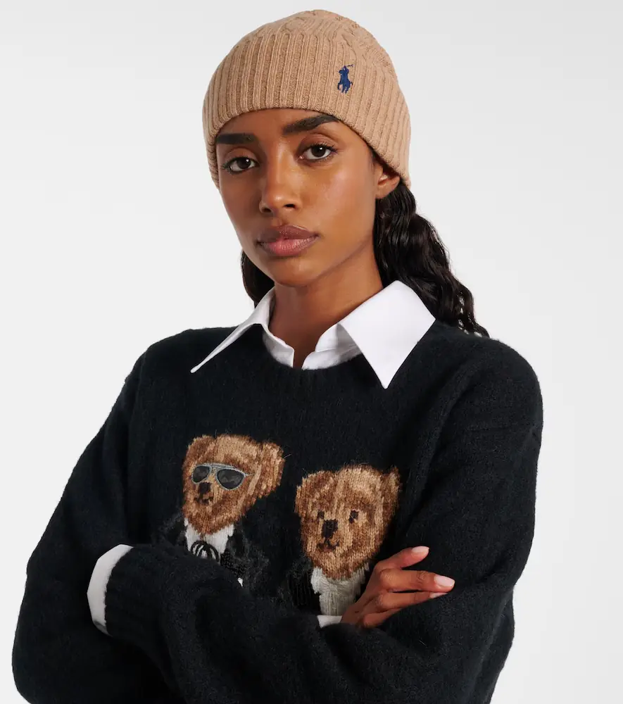 Polo Ralph Lauren Cable-knit wool and cashmere beanie | Thumbnail 4