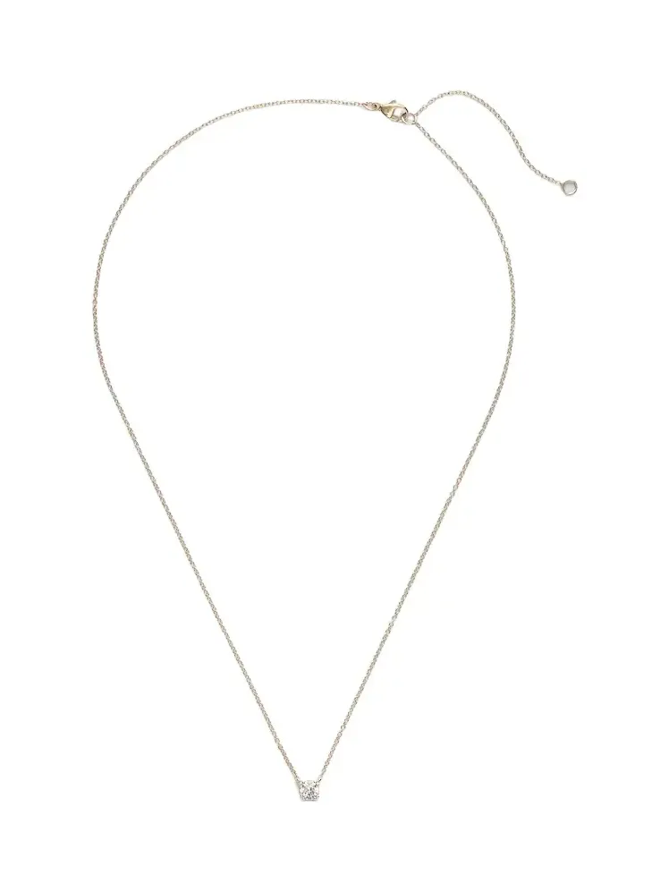 Essential 14kt gold necklace with diamonds Essential 14kt gold necklace with diamonds