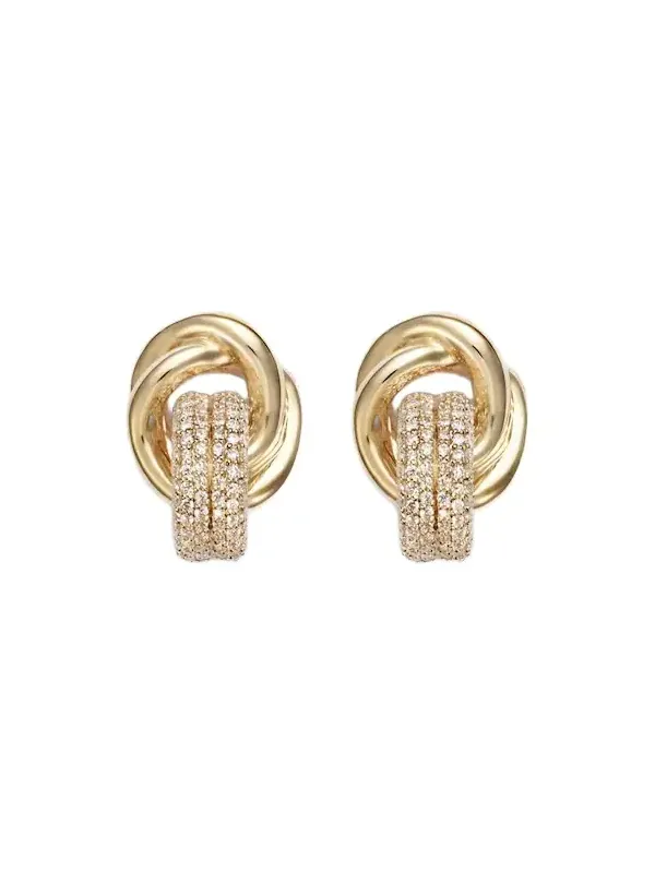 14kt gold earrings with diamonds 14kt gold earrings with diamonds