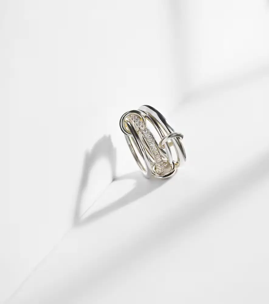 Spinelli Kilcollin Nimbus sterling silver ring with diamonds | Thumbnail 6
