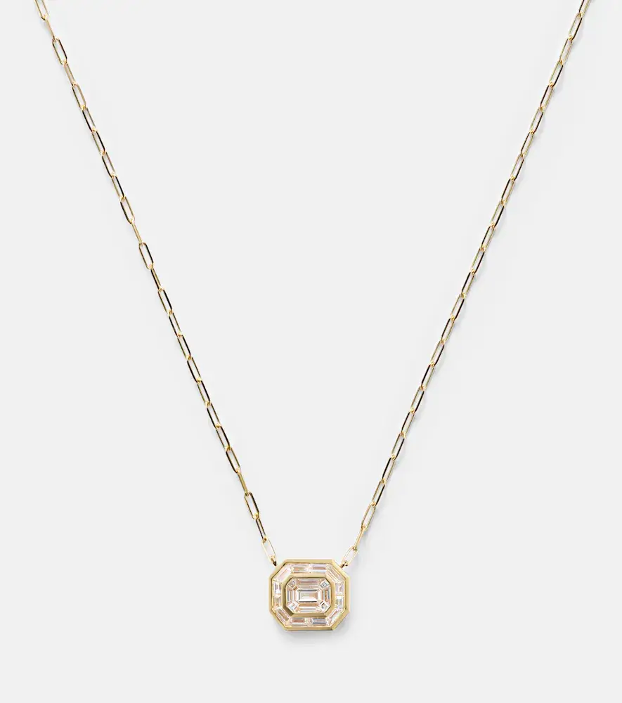 SHAY JEWELRY Illusion 18kt gold pendant necklace with diamonds | Thumbnail 3 SHAY JEWELRY Illusion 18kt gold pendant necklace with diamonds | Thumbnail 3