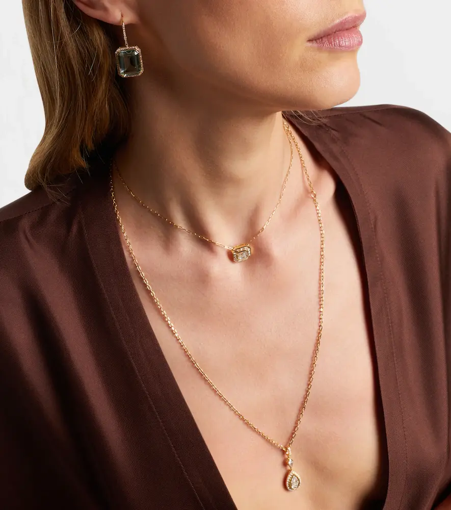 SHAY JEWELRY Illusion 18kt gold pendant necklace with diamonds | Thumbnail 4 SHAY JEWELRY Illusion 18kt gold pendant necklace with diamonds | Thumbnail 4