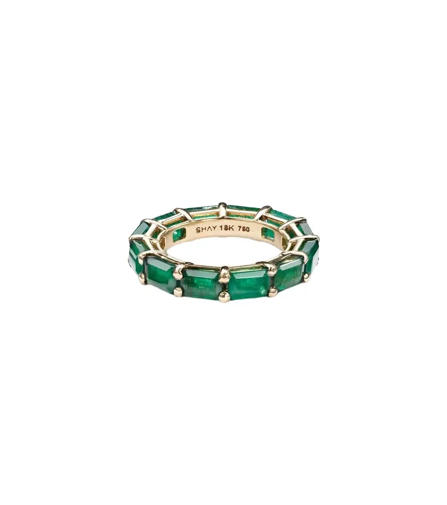Shay Jewelry 18kt gold ring with emerald | Image 1 Shay Jewelry 18kt gold ring with emerald | Image 1