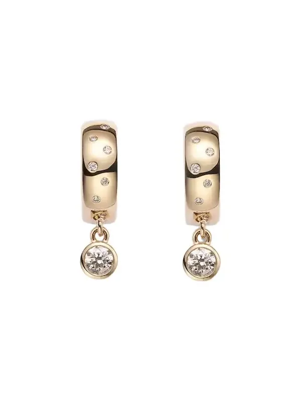 14kt gold earrings with diamonds 14kt gold earrings with diamonds