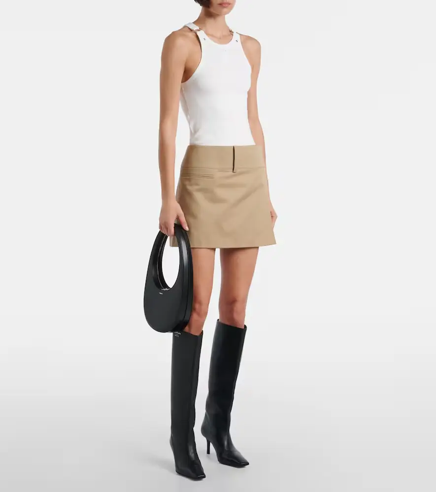 Courrèges Courrèges Buckle 90's ribbed-knit cotton tank top | Thumbnail 2 Courrèges Courrèges Buckle 90's ribbed-knit cotton tank top | Thumbnail 2
