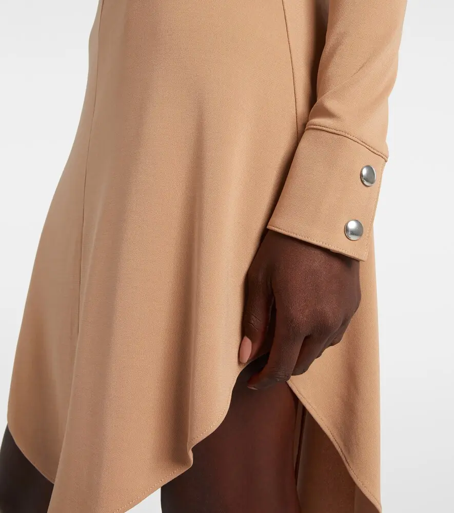 Courrèges Courrèges Biker crêpe jersey minidress | Thumbnail 2