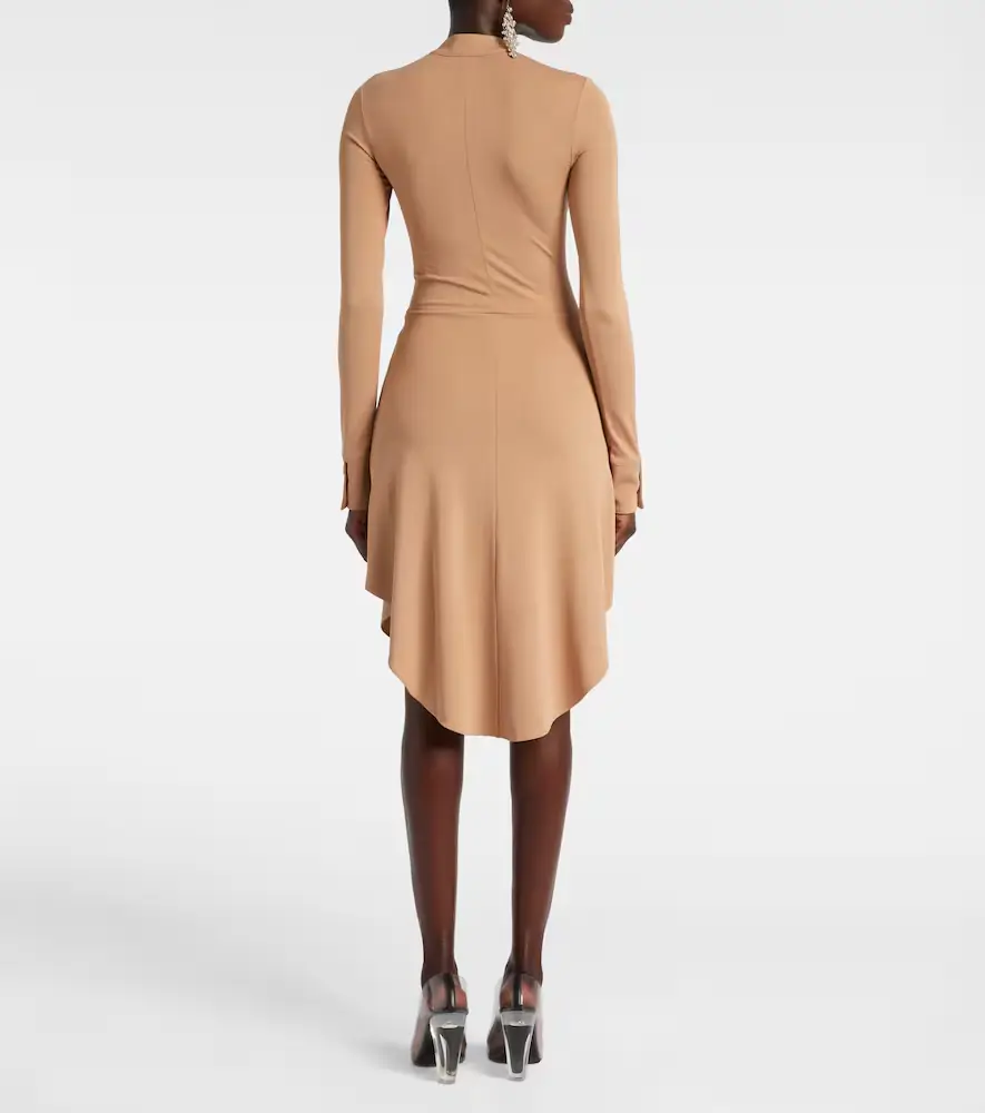 Courrèges Courrèges Biker crêpe jersey minidress | Thumbnail 5