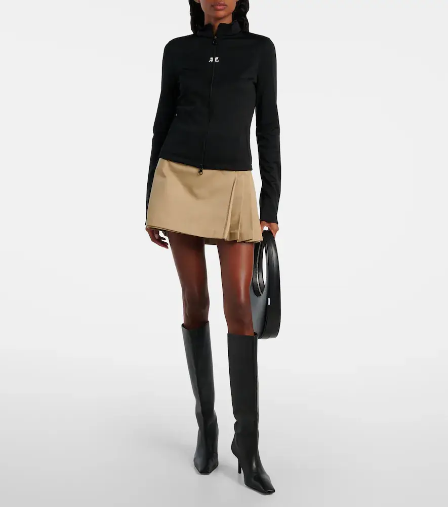 Courrèges Courrèges Interlock jersey track jacket | Thumbnail 2 Courrèges Courrèges Interlock jersey track jacket | Thumbnail 2