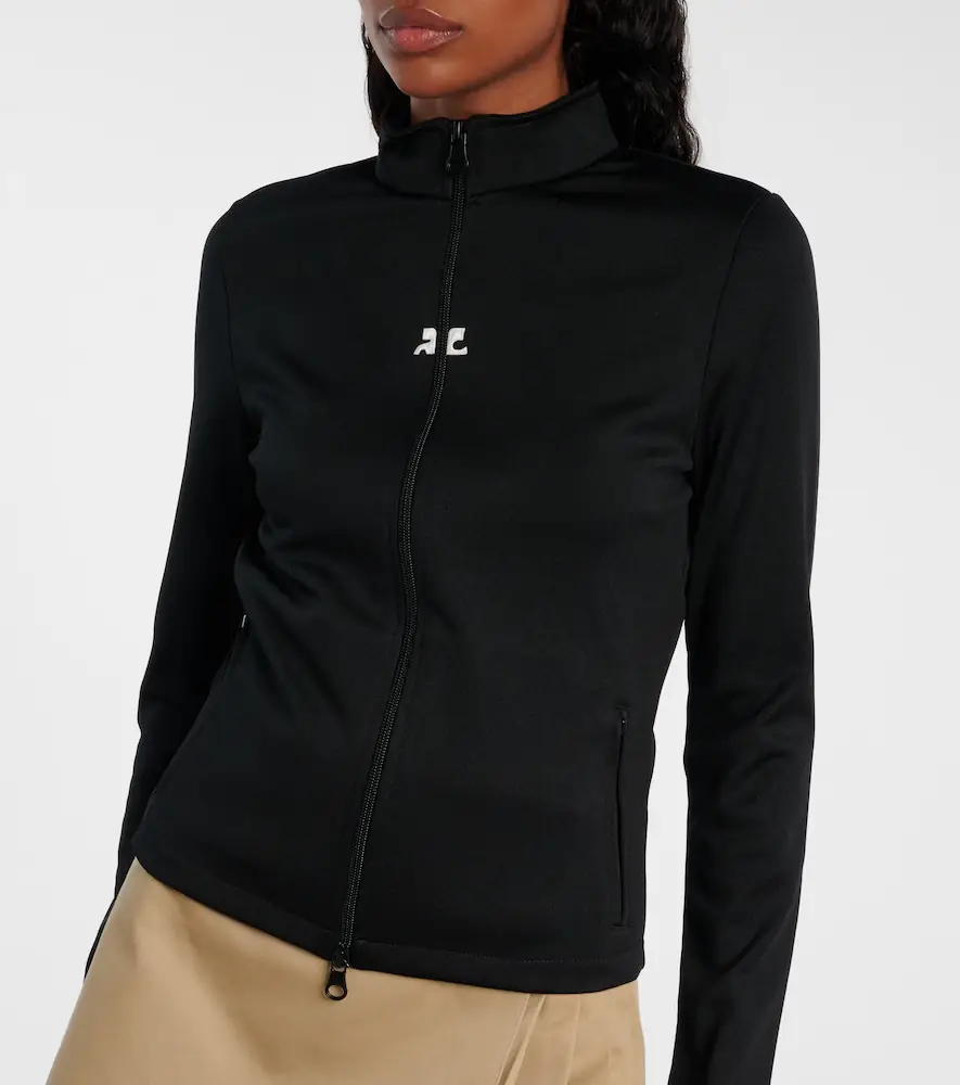 Courrèges Courrèges Interlock jersey track jacket | Thumbnail 4 Courrèges Courrèges Interlock jersey track jacket | Thumbnail 4