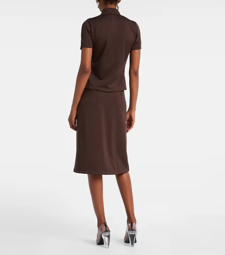 Courrèges Courrèges Interlock jersey zip-up top | Thumbnail 5 Courrèges Courrèges Interlock jersey zip-up top | Thumbnail 5