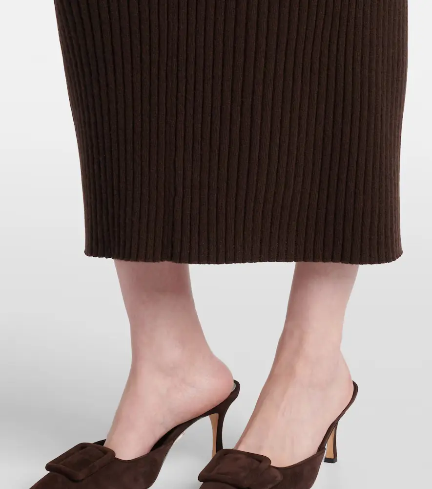 Jardin des Orangers Ribbed-knit cashmere maxi skirt | Thumbnail 3 Jardin des Orangers Ribbed-knit cashmere maxi skirt | Thumbnail 3