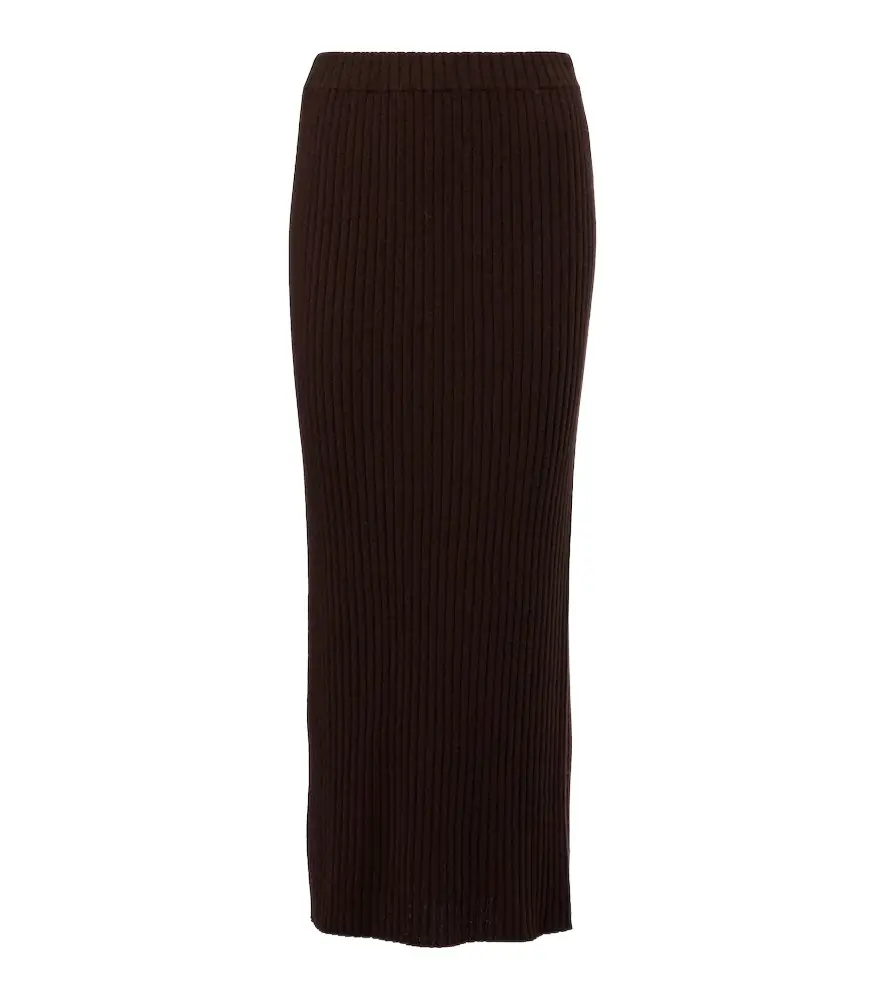 Jardin des Orangers Ribbed-knit cashmere maxi skirt | Image 1 Jardin des Orangers Ribbed-knit cashmere maxi skirt | Image 1