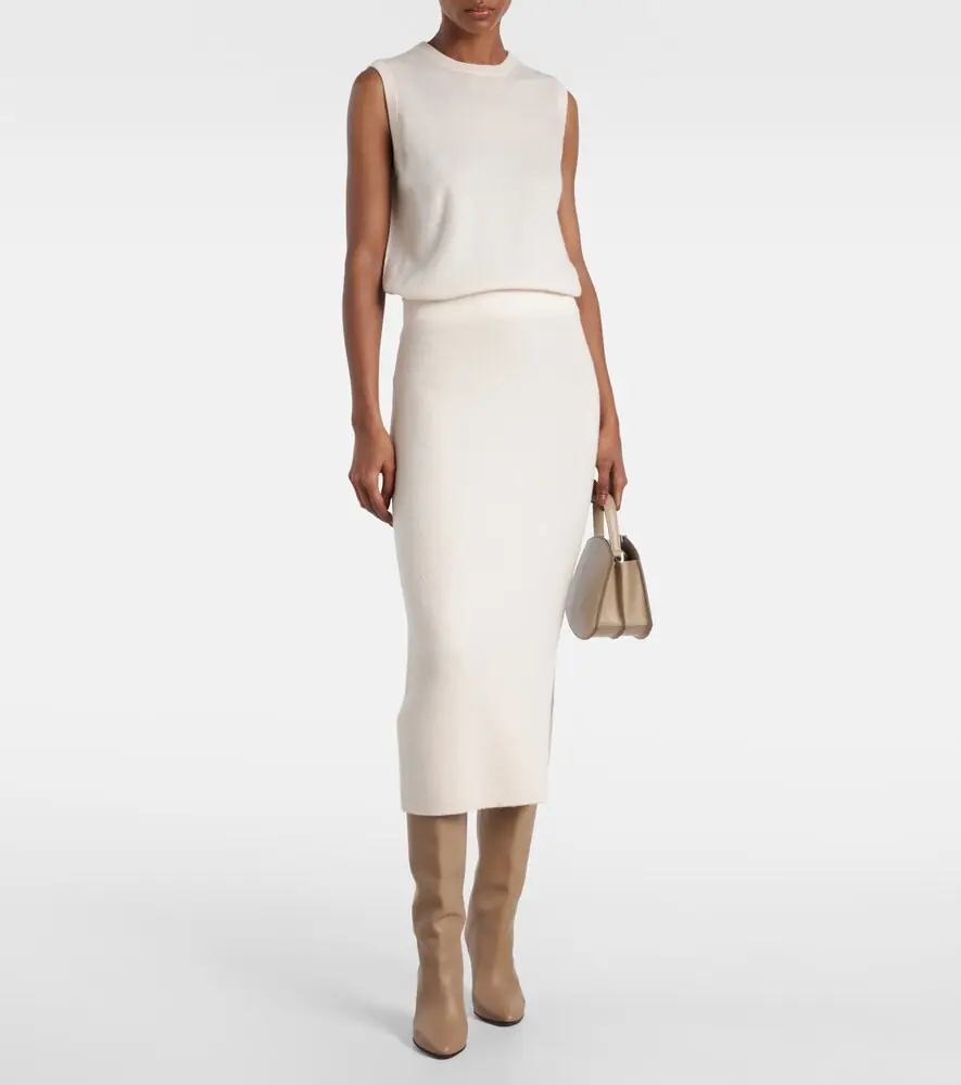 Jardin des Orangers Wool and cashmere midi skirt | Thumbnail 2 Jardin des Orangers Wool and cashmere midi skirt | Thumbnail 2