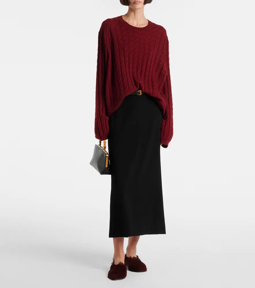 Jardin des Orangers Wool and cashmere sweater | Thumbnail 4