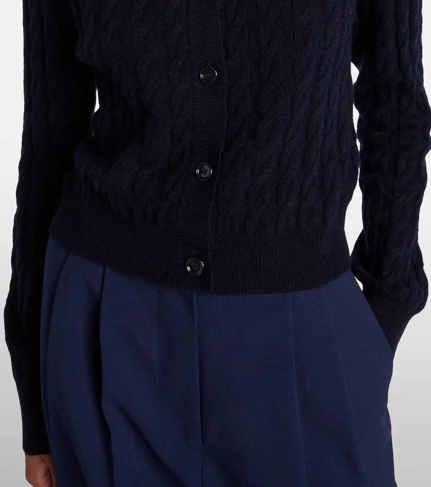 Jardin des Orangers Cable-knit wool and cashmere cardigan | Thumbnail 3 Jardin des Orangers Cable-knit wool and cashmere cardigan | Thumbnail 3