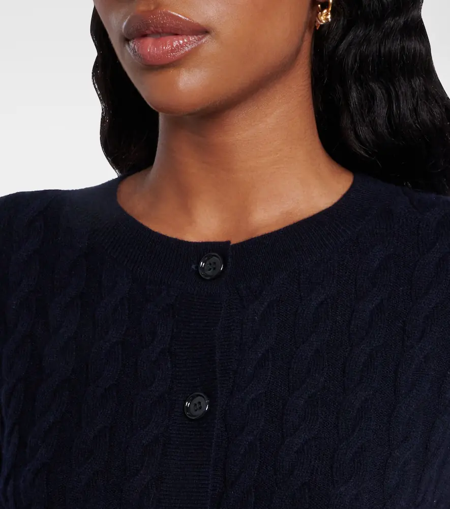 Jardin des Orangers Cable-knit wool and cashmere cardigan | Thumbnail 6 Jardin des Orangers Cable-knit wool and cashmere cardigan | Thumbnail 6