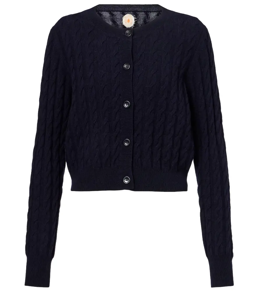 Jardin des Orangers Cable-knit wool and cashmere cardigan | Image 1 Jardin des Orangers Cable-knit wool and cashmere cardigan | Image 1