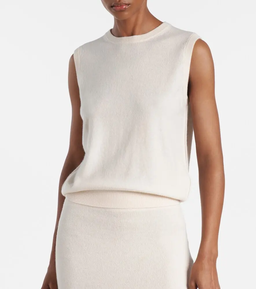Jardin des Orangers Wool and cashmere sweater vest | Thumbnail 2