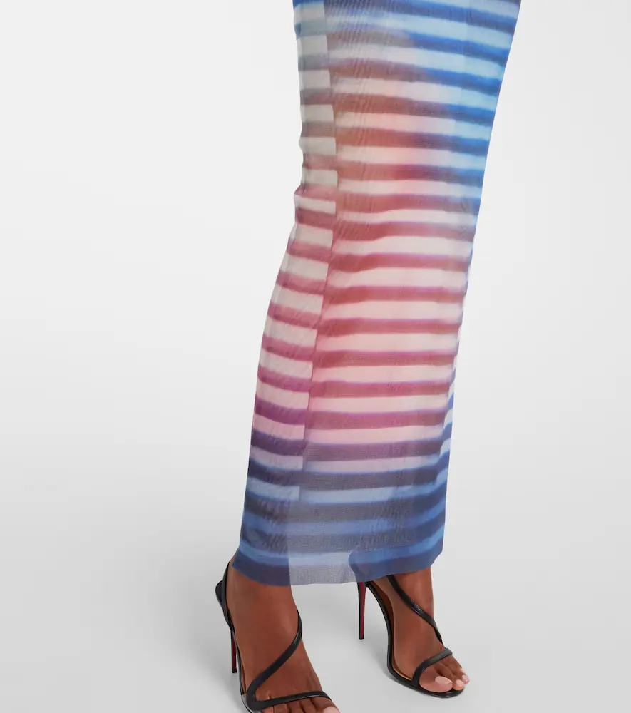 Jean Paul Gaultier Air striped tulle maxi dress | Thumbnail 4 Jean Paul Gaultier Air striped tulle maxi dress | Thumbnail 4