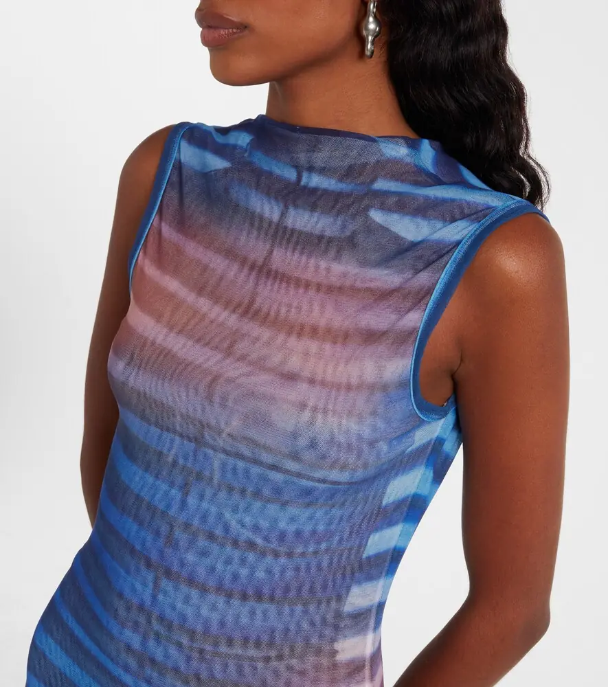 Jean Paul Gaultier Air striped tulle maxi dress | Thumbnail 6 Jean Paul Gaultier Air striped tulle maxi dress | Thumbnail 6
