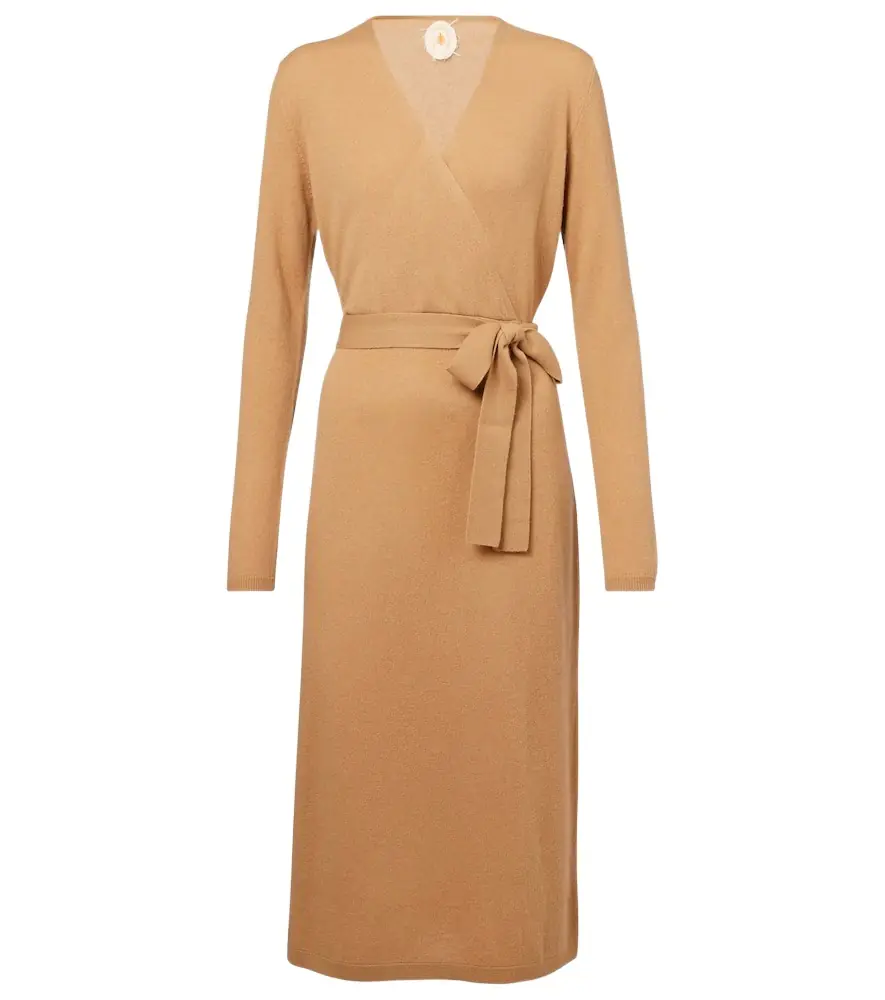 Jardin des Orangers Wool and cashmere wrap dress | Image 1 Jardin des Orangers Wool and cashmere wrap dress | Image 1