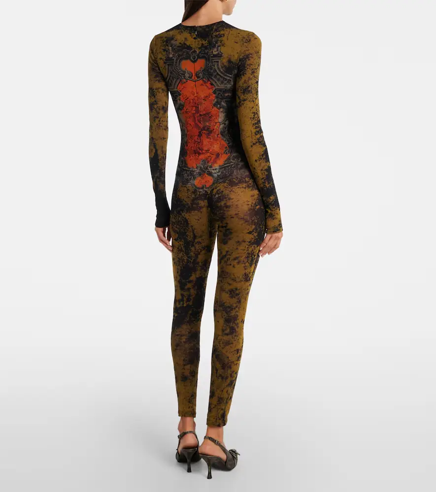 Jean Paul Gaultier Médallion printed mesh catsuit | Thumbnail 4