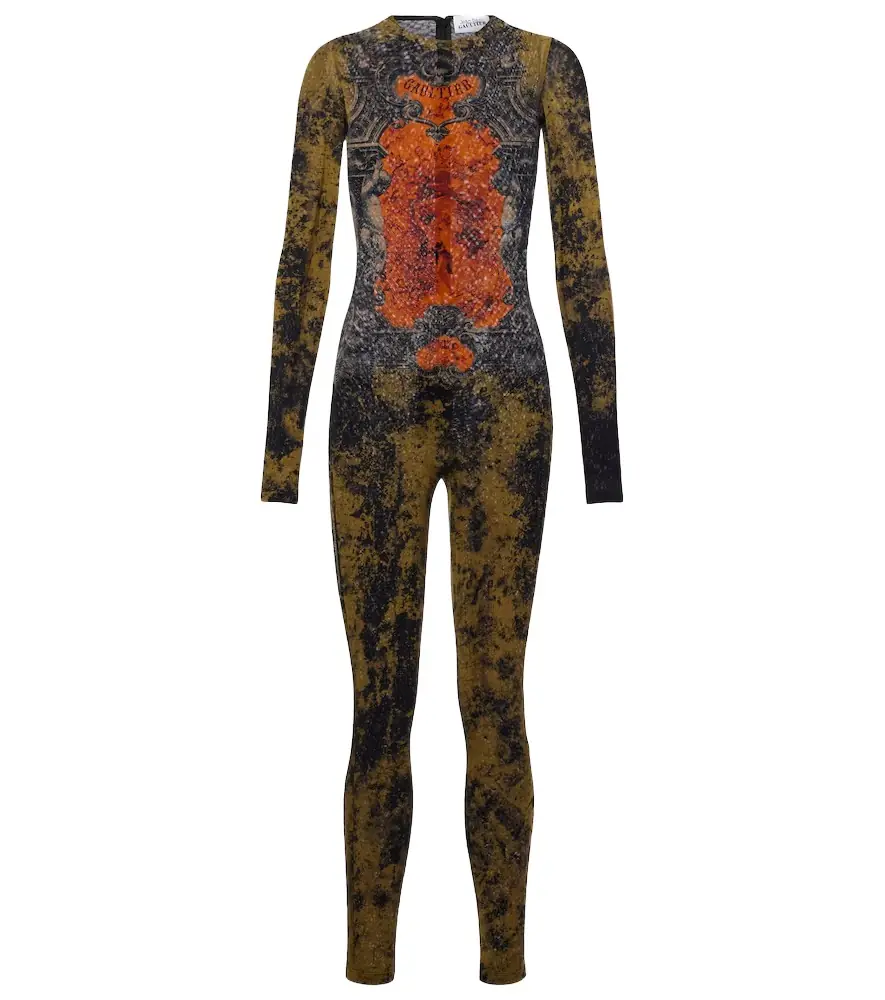 Jean Paul Gaultier Médallion printed mesh catsuit | Image 1 Jean Paul Gaultier Médallion printed mesh catsuit | Image 1