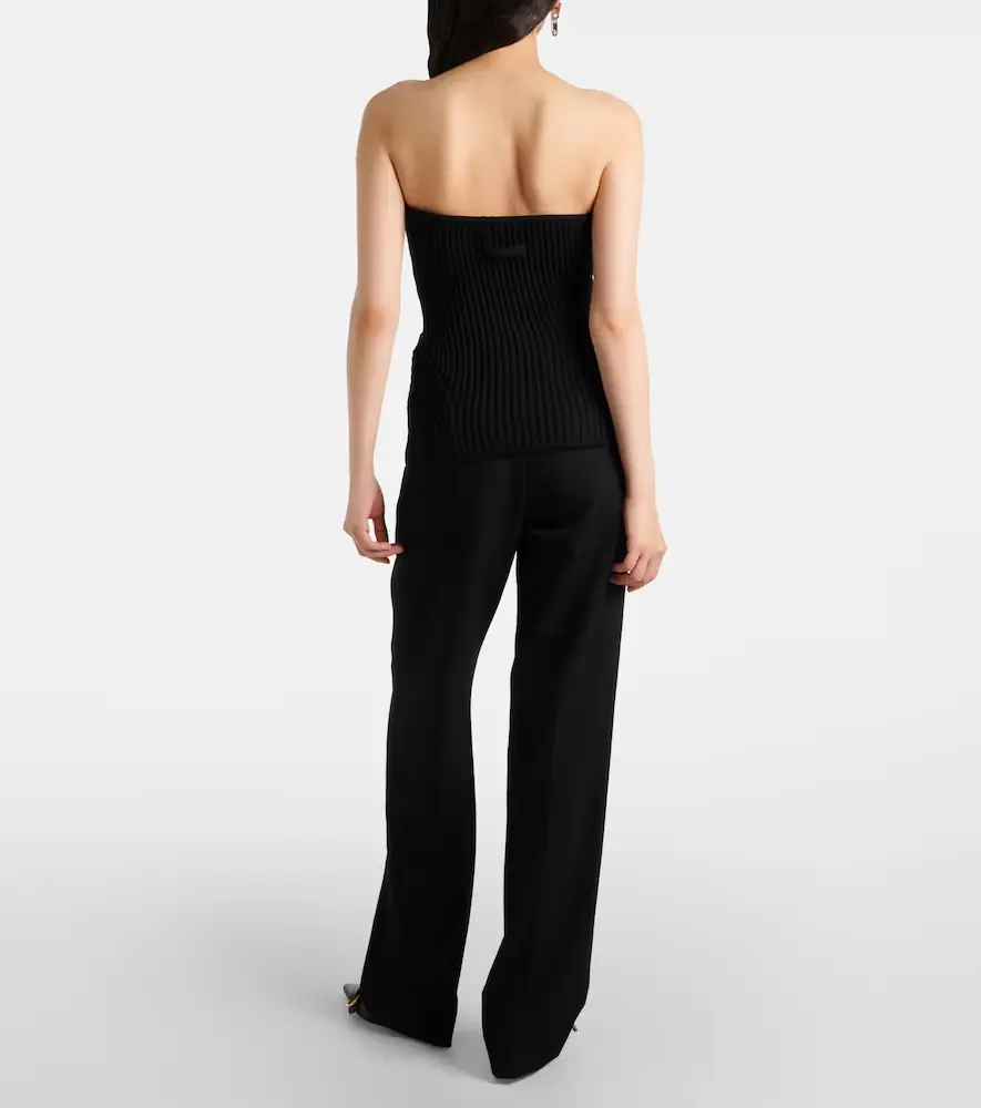 Jean Paul Gaultier Ribbed-knit wool-blend corset | Thumbnail 3 Jean Paul Gaultier Ribbed-knit wool-blend corset | Thumbnail 3