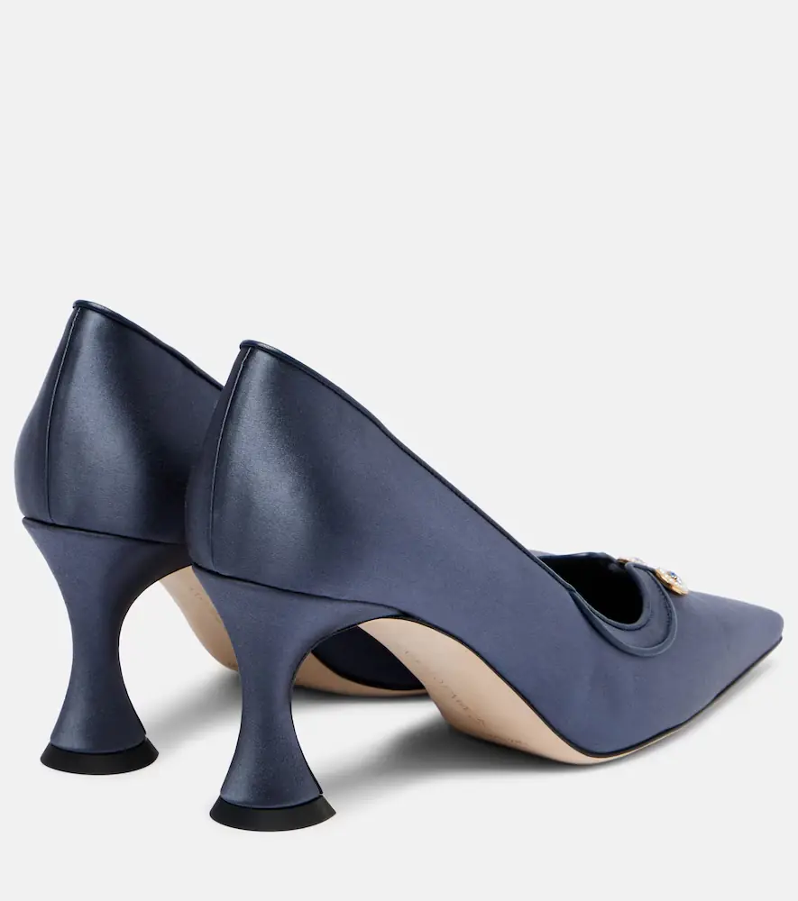 Manolo Blahnik Amala 70 embellished satin pumps | Thumbnail 4 Manolo Blahnik Amala 70 embellished satin pumps | Thumbnail 4