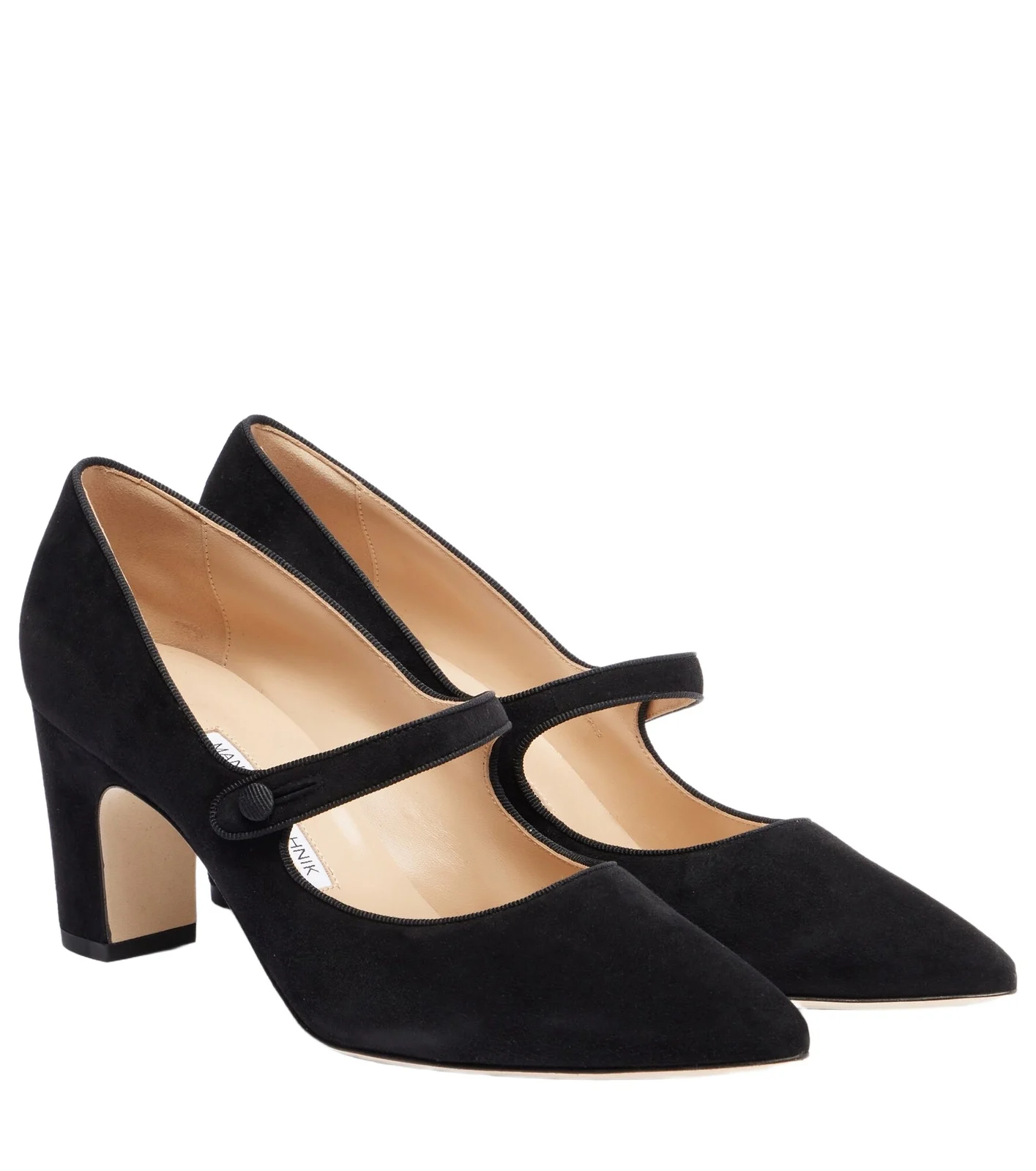 Campariba suede Mary Jane pumps