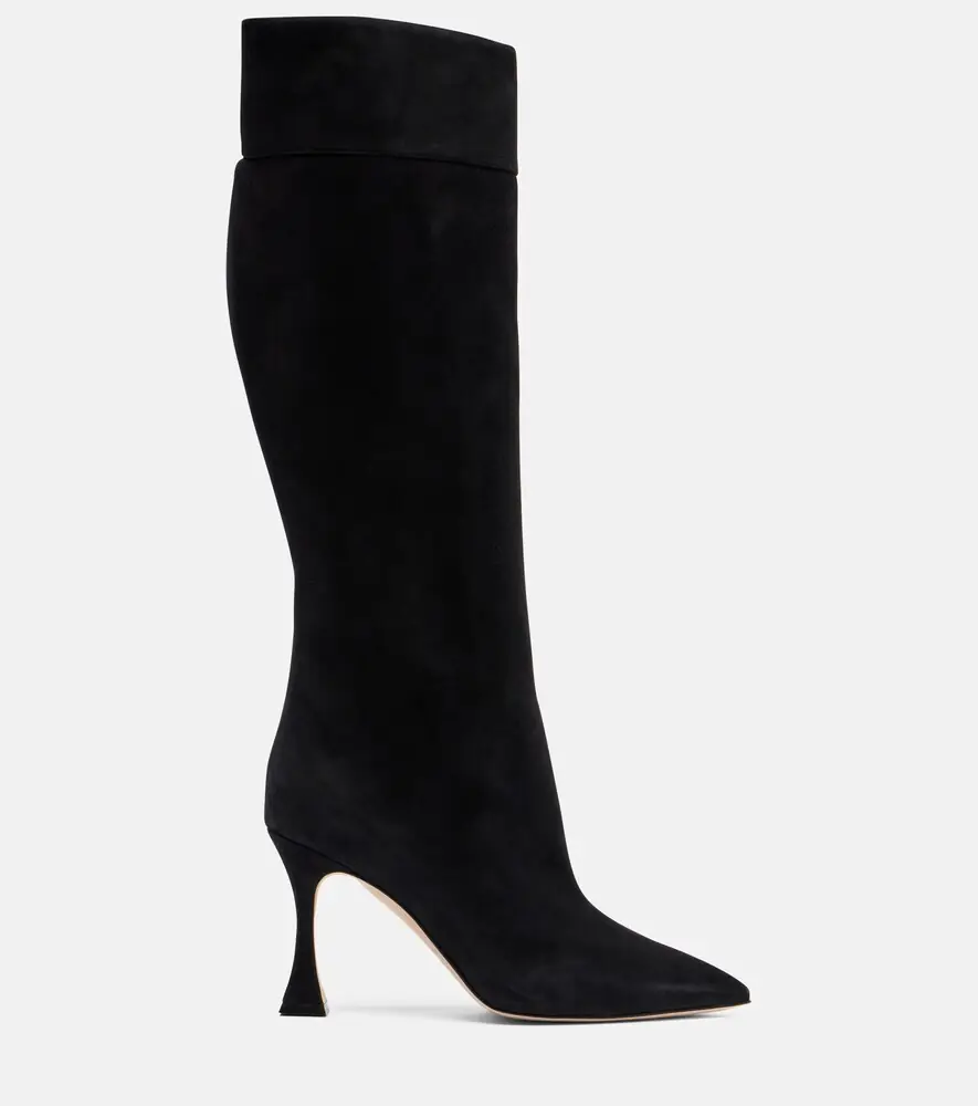 Manolo Blahnik Miralone 90 suede knee-high boots | Thumbnail 3 Manolo Blahnik Miralone 90 suede knee-high boots | Thumbnail 3