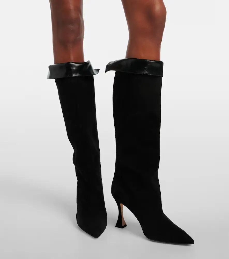 Manolo Blahnik Miralone 90 suede knee-high boots | Thumbnail 7 Manolo Blahnik Miralone 90 suede knee-high boots | Thumbnail 7