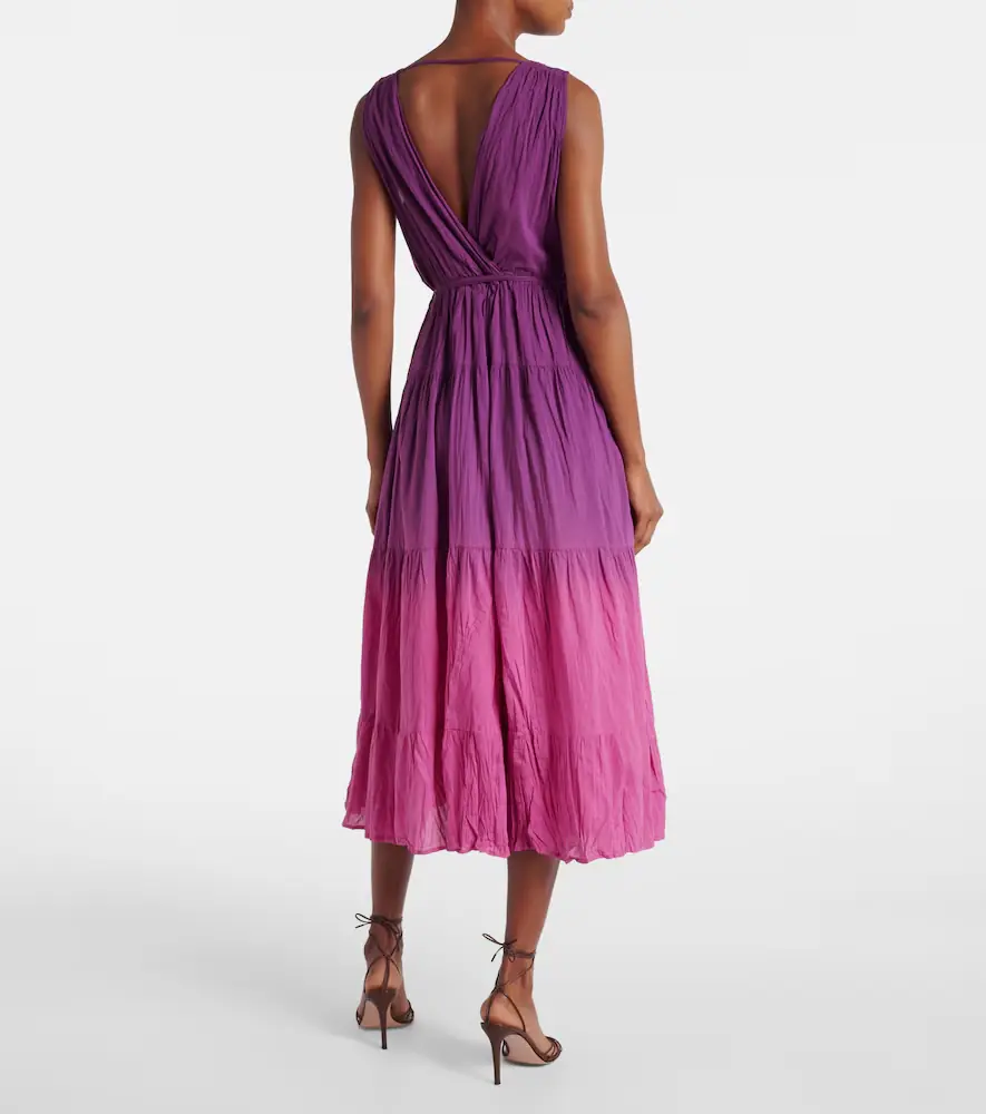 Velvet Marilyn cotton voile midi dress | Thumbnail 5